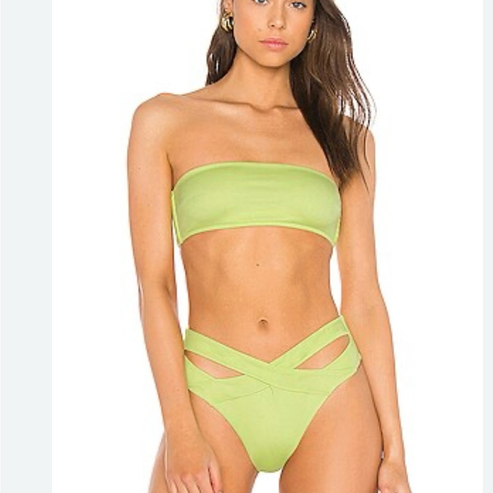 Onia Bikini set in green from Revolve